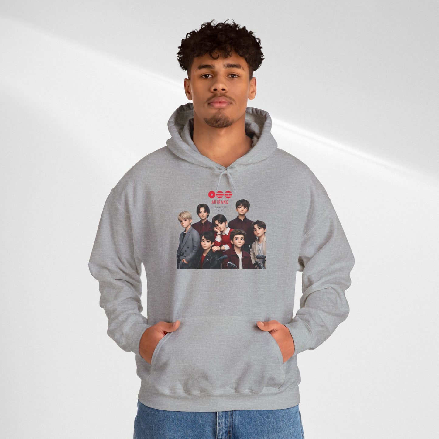 BTS Group Photo Hoodie – Korean Boy Band Pullover