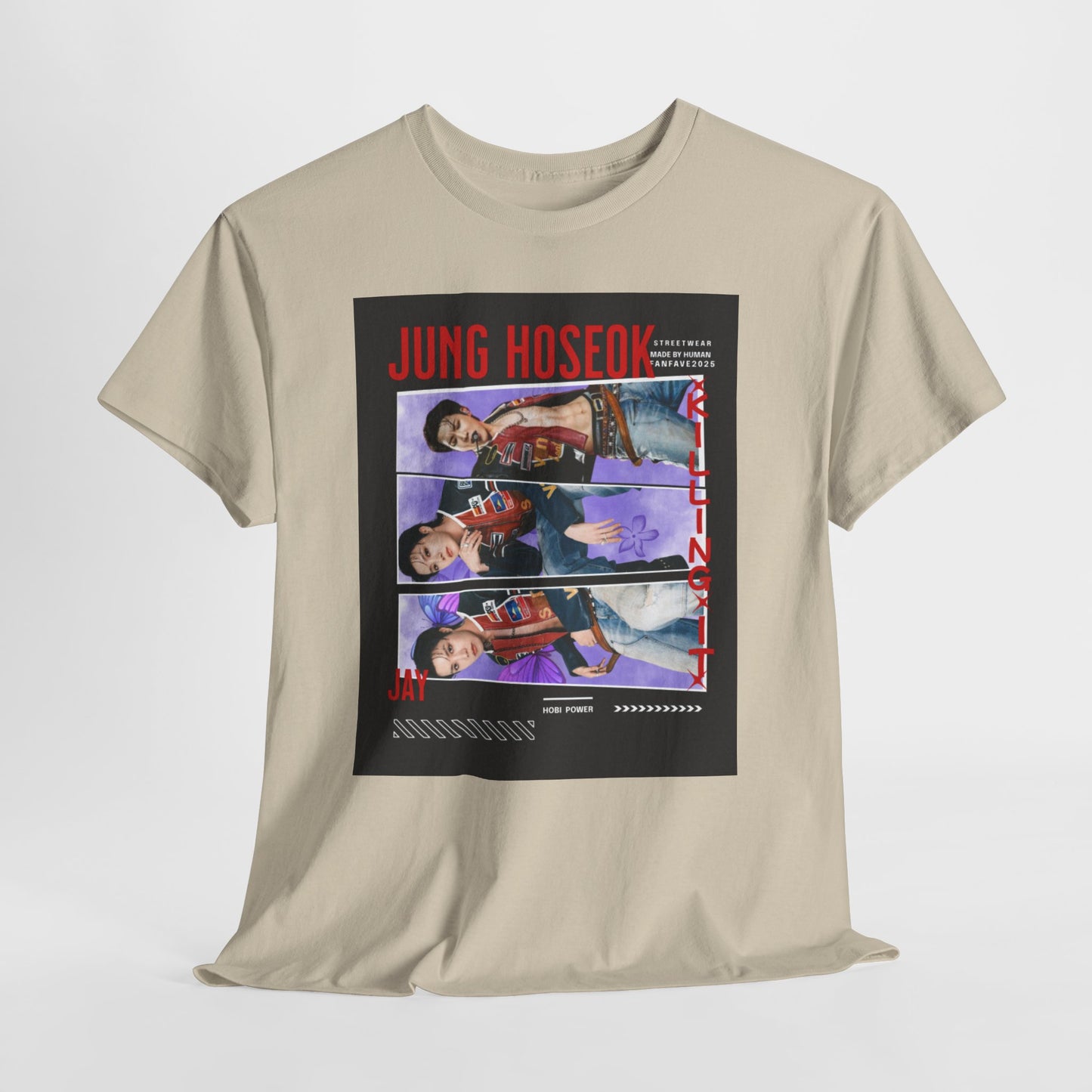 Jung Hoseok Photo Collage Tee — Retro K-Pop Fan Shirt