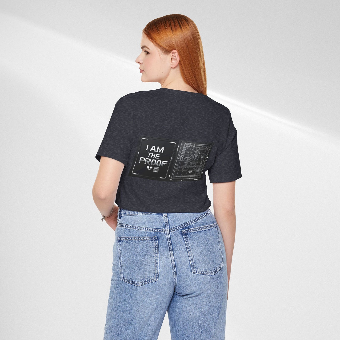 Bulletproof Vest Floral Tee — “I Am The Proof” Graphic T‑Shirt