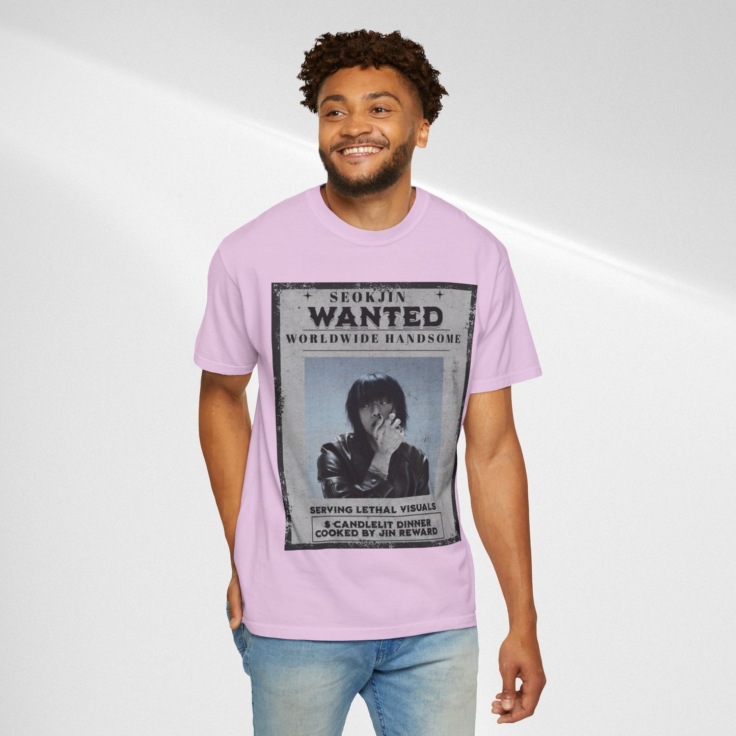 Seokjin "Wanted: Worldwide Handsome" Graphic T-Shirt