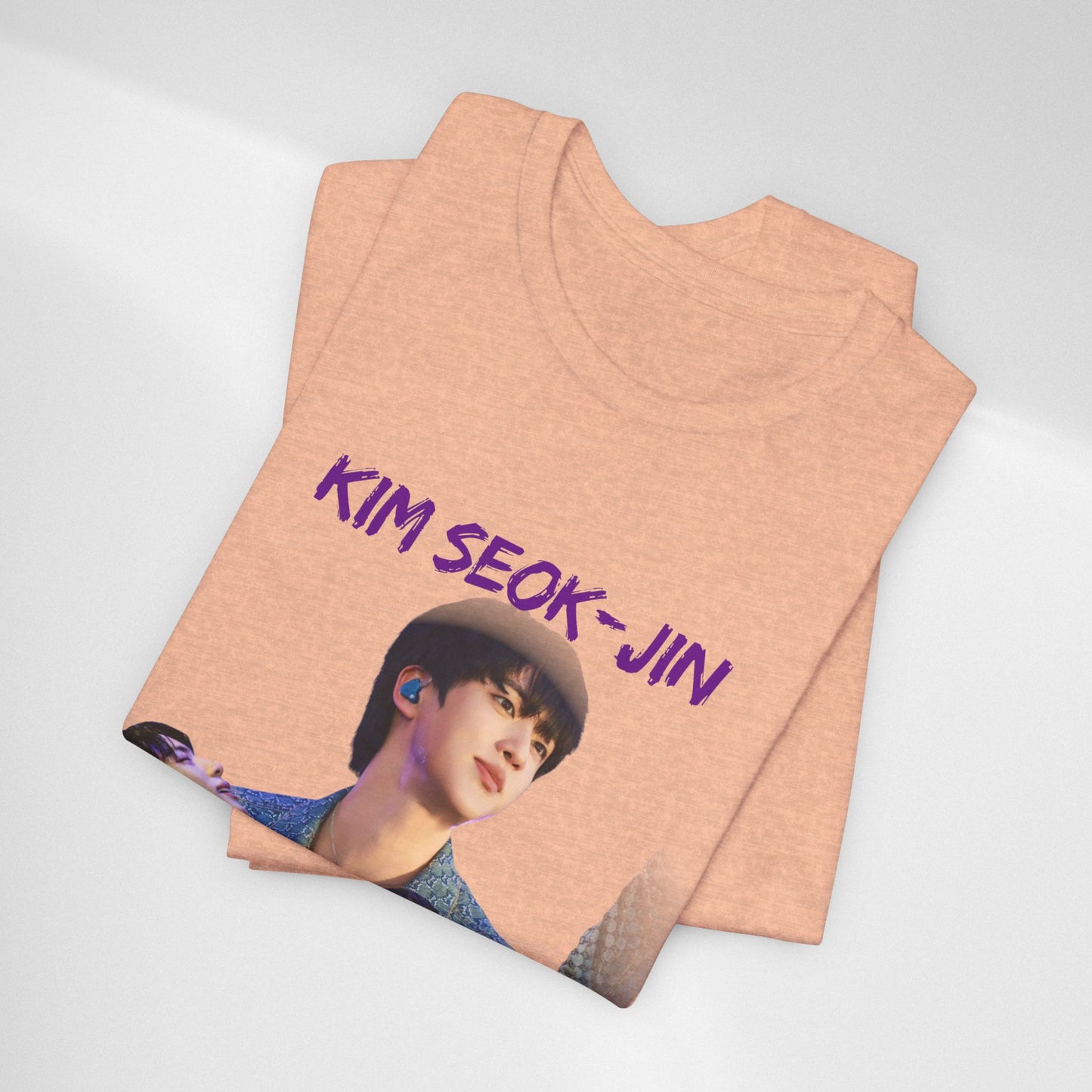 K-Pop Idol Photo Tee — 'Kim Seok-Jin' Graphic T-Shirt