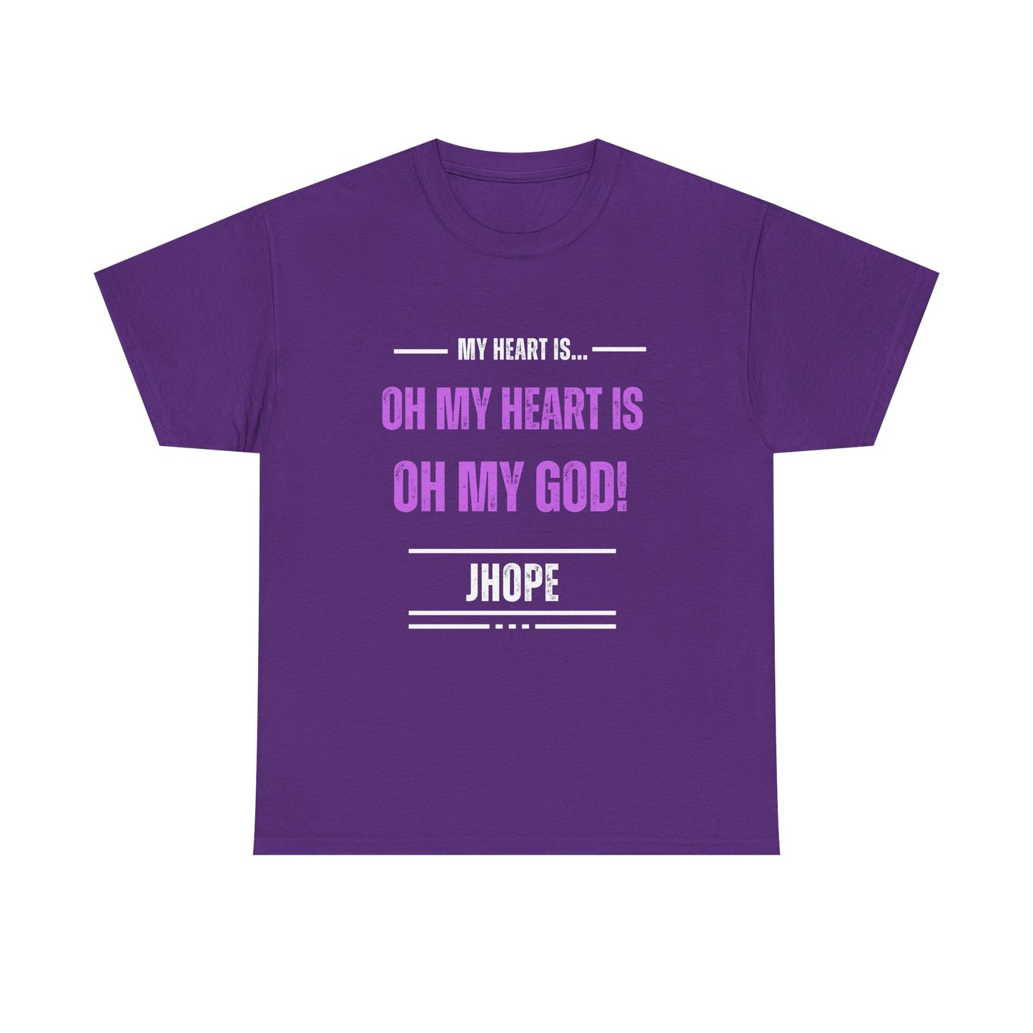 Graphic Tee — "Oh My Heart Is Oh My God!" J-Hope Fan Shirt