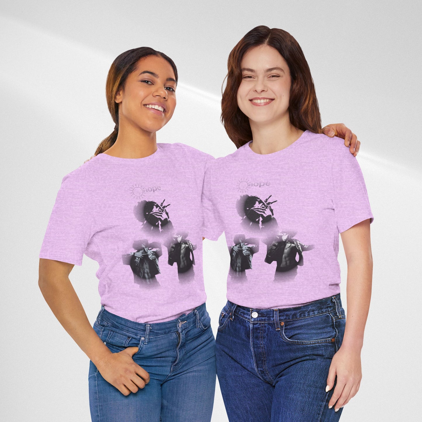 J hope Graphic Tee — Moody Monochrome Portraits
