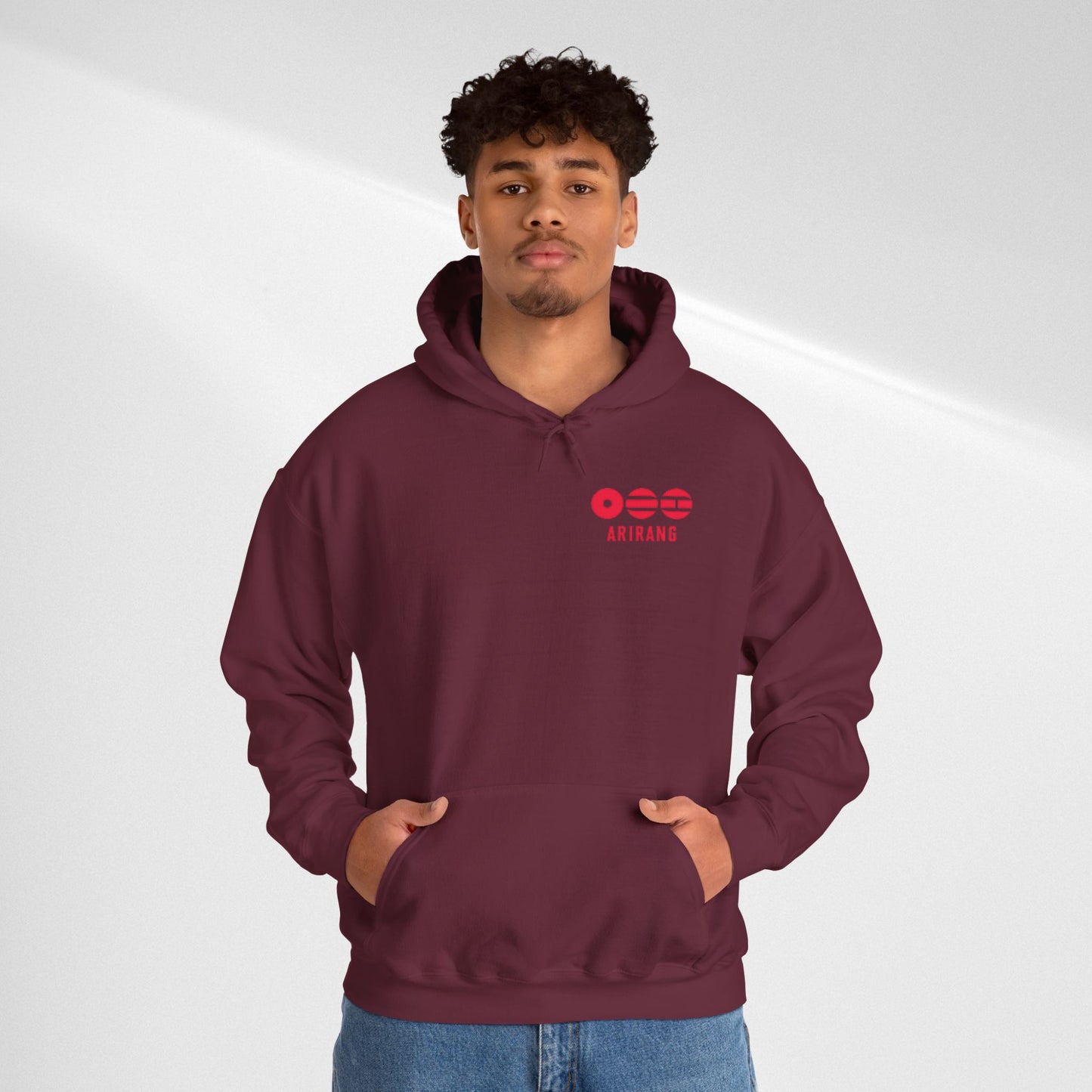 BTS World Tour "ARRIANG" Hoodie — Minimal Logo Tour Pullover