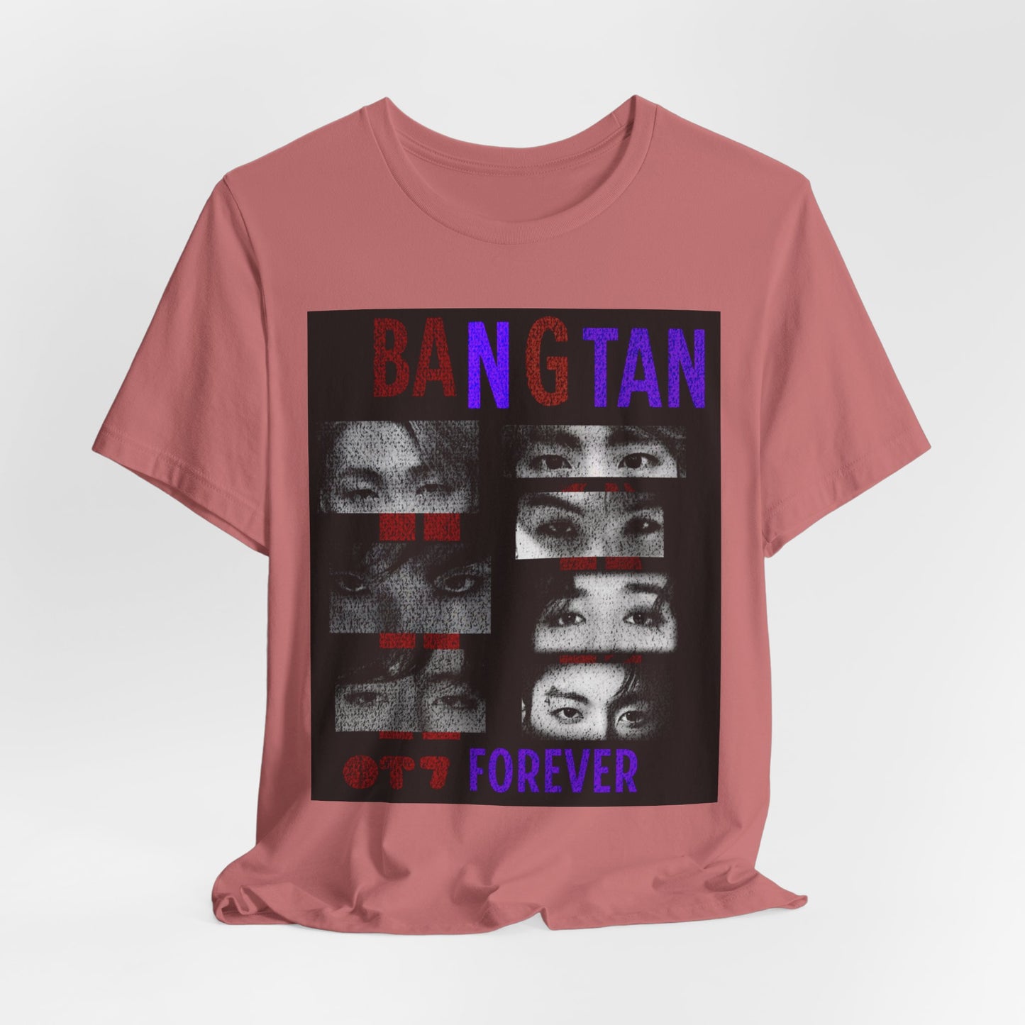 Bangtan Forever BTS Eyes Graphic Tee – K‑Pop Fan Shirt
