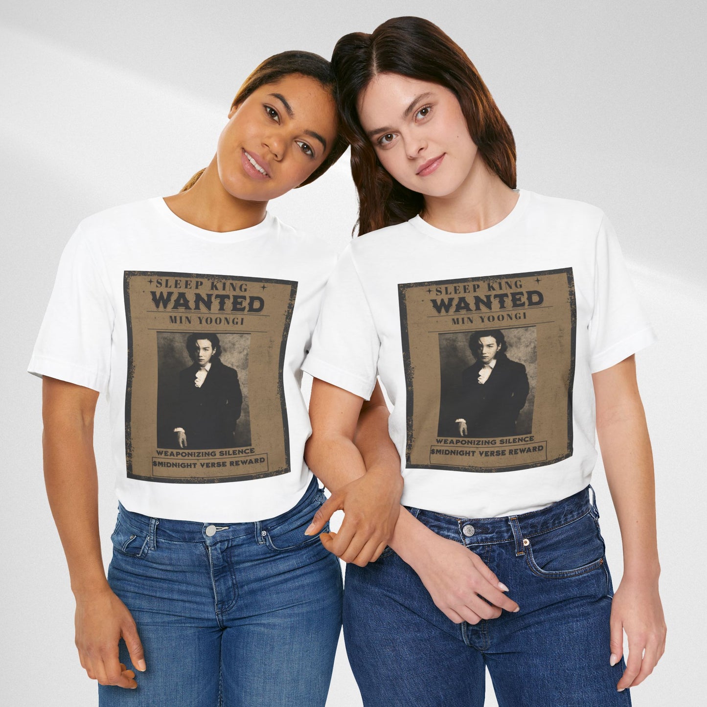 Sleep King Wanted Tee — Vintage 'Min Yoongi' Poster Shirt