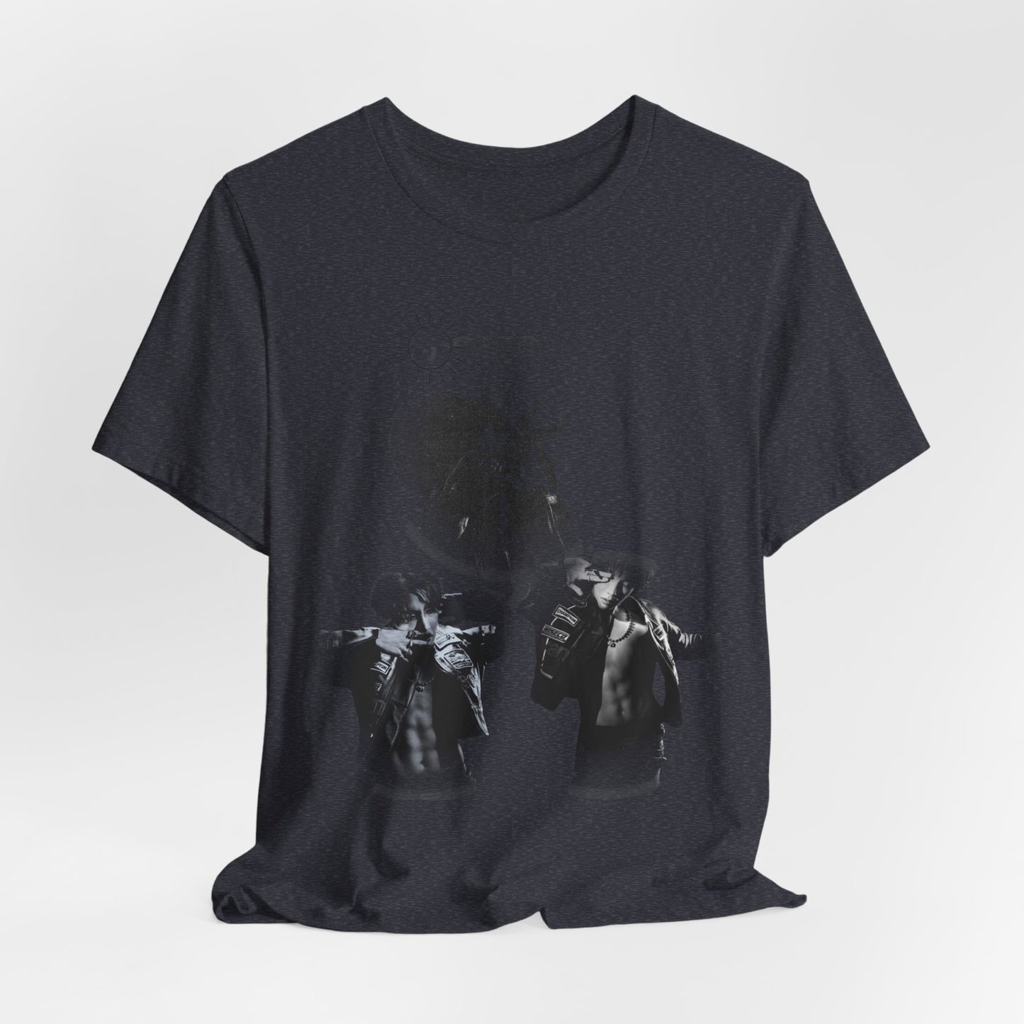 J hope Graphic Tee — Moody Monochrome Portraits