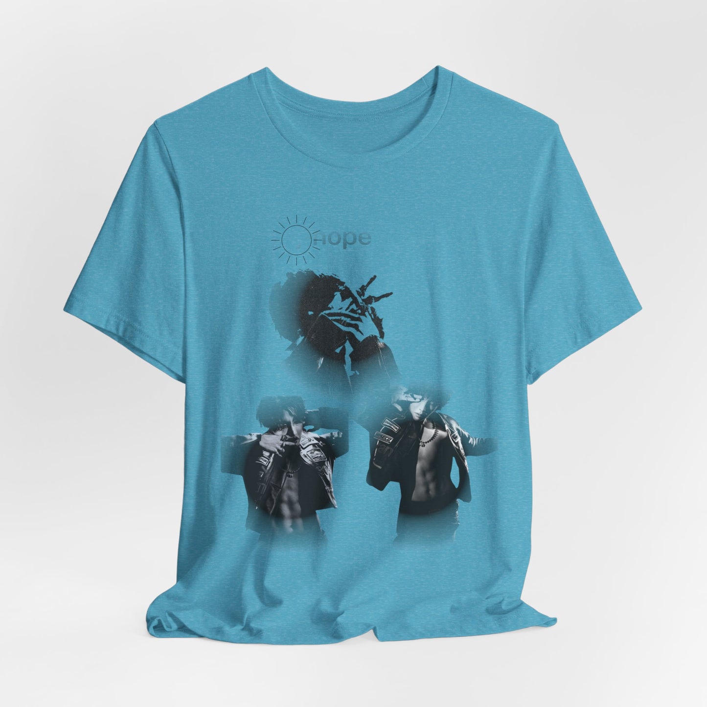 J hope Graphic Tee — Moody Monochrome Portraits