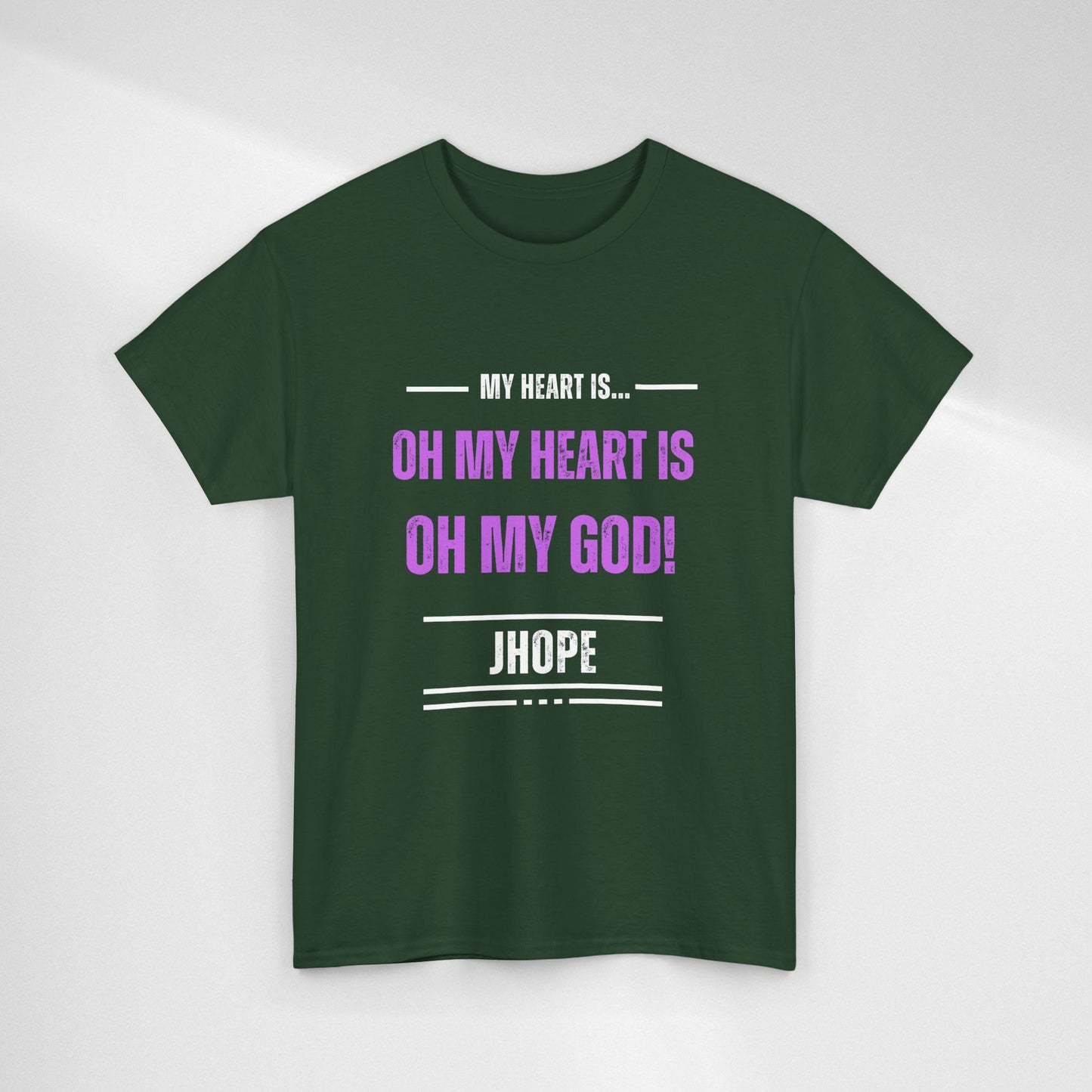 Graphic Tee — "Oh My Heart Is Oh My God!" J-Hope Fan Shirt