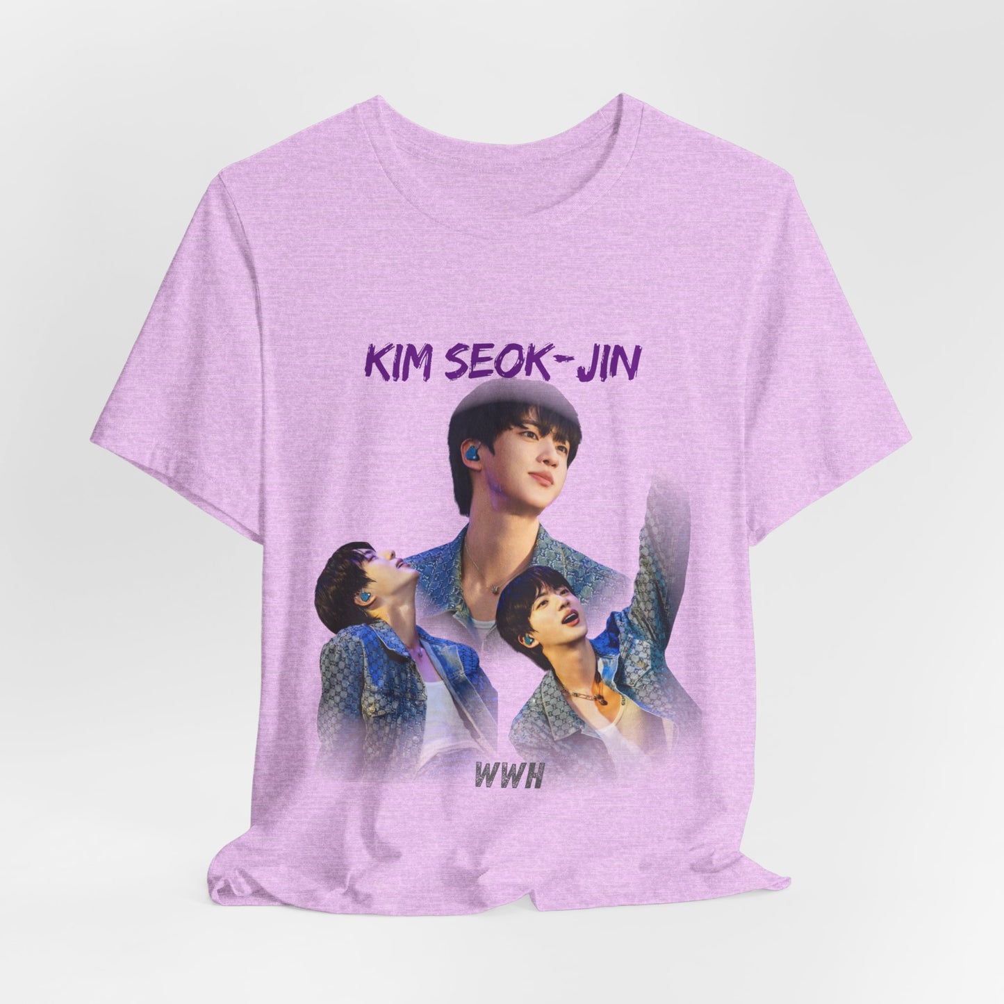 K-Pop Idol Photo Tee — 'Kim Seok-Jin' Graphic T-Shirt