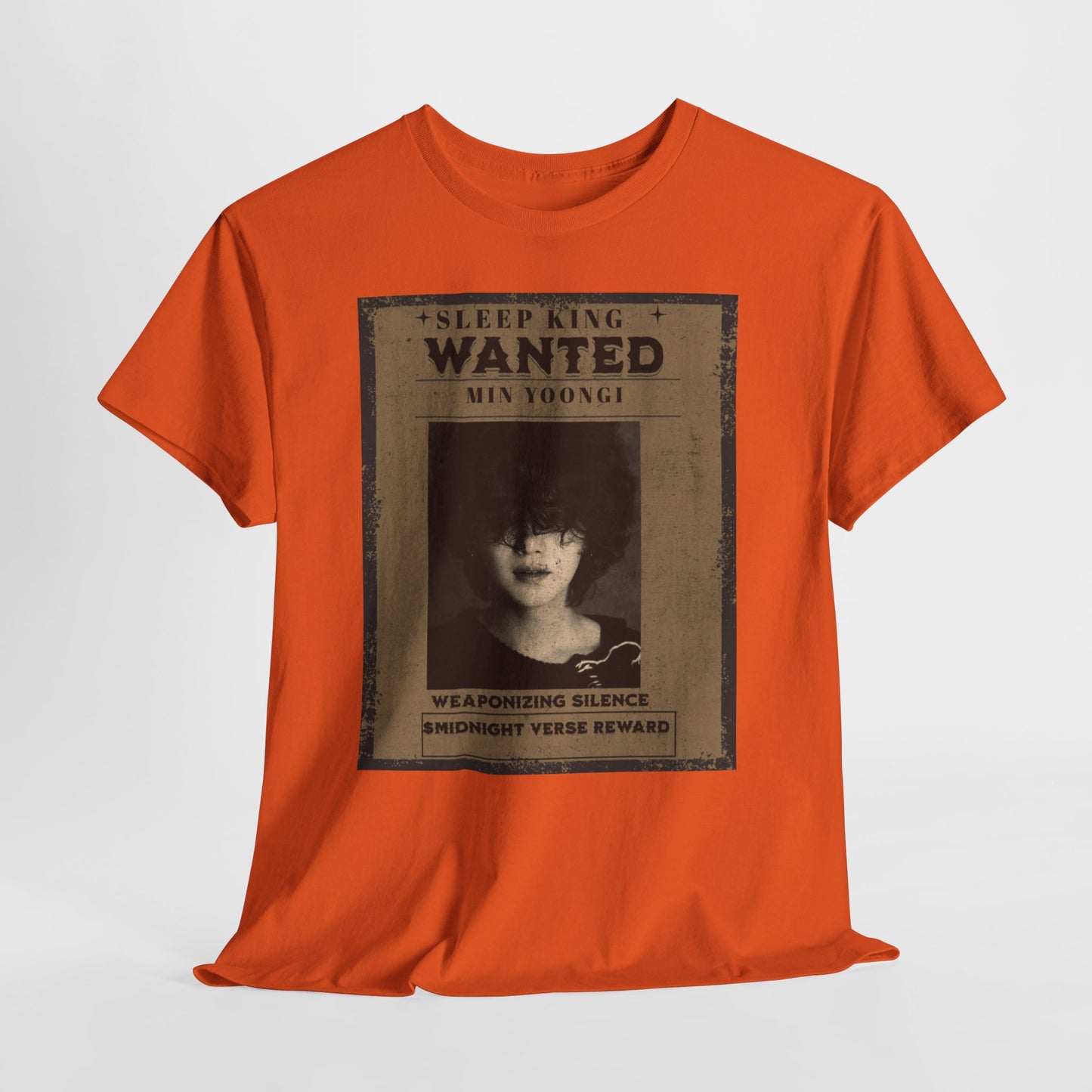 Suga Vintage “Sleeping Wanted” Retro Poster T-Shirt