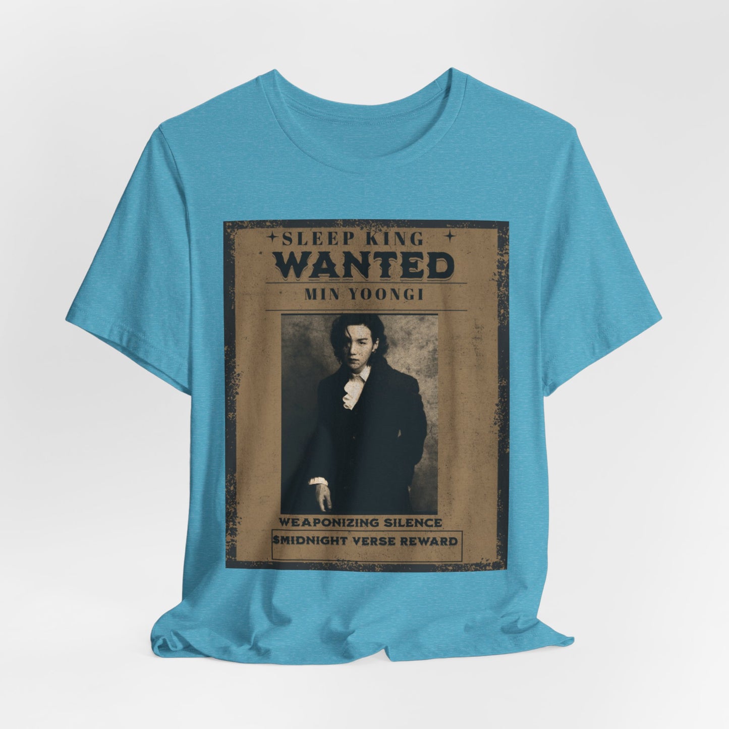 Sleep King Wanted Tee — Vintage 'Min Yoongi' Poster Shirt