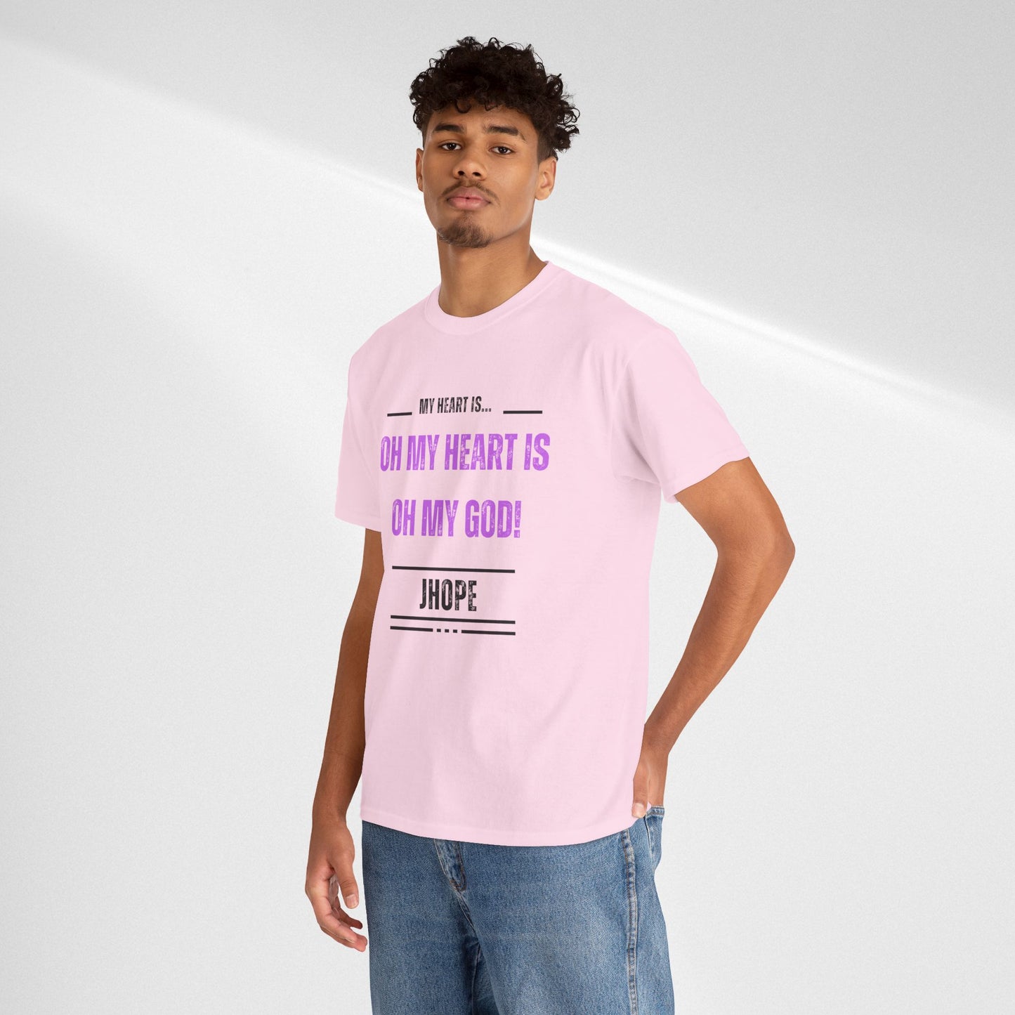 Graphic Tee — "Oh My Heart Is Oh My God!" J-Hope Fan Shirt