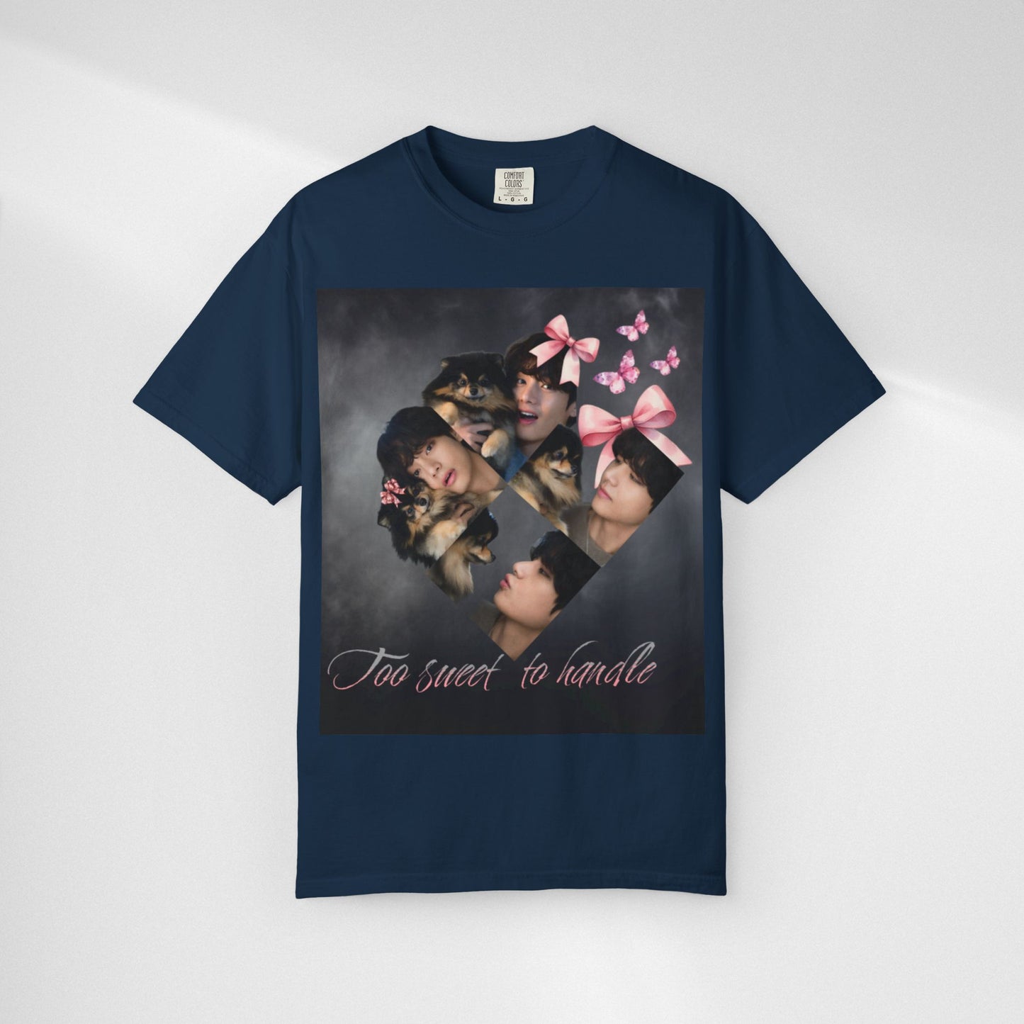V Too Sweet to Handle T-Shirt — Cute Vintage Photo Collage Tee