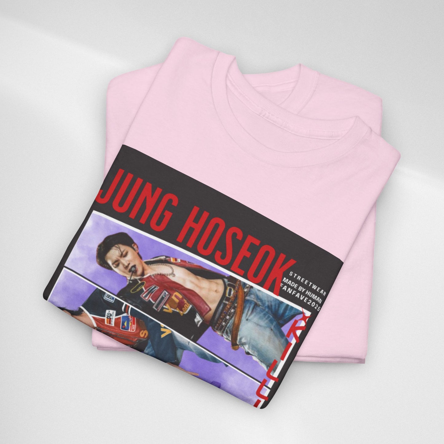 Jung Hoseok Photo Collage Tee — Retro K-Pop Fan Shirt