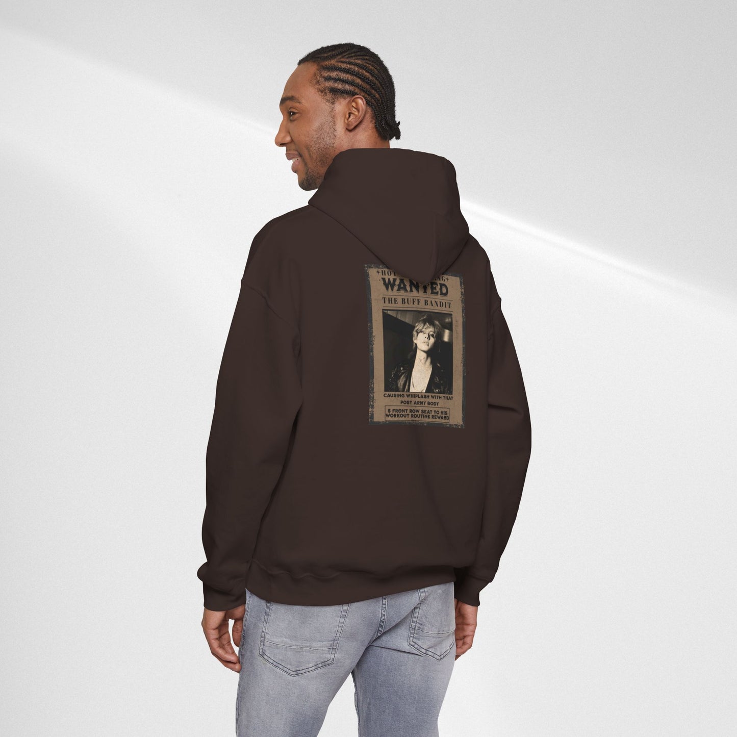 Hoodie Vintage V 'Wanted' Poster Photo Pullover
