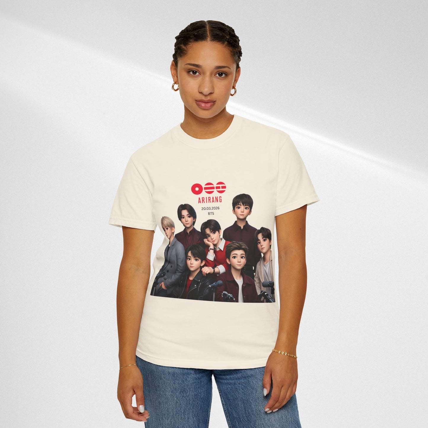 BTS Band Photo T-Shirt — Group Portrait Graphic Tee