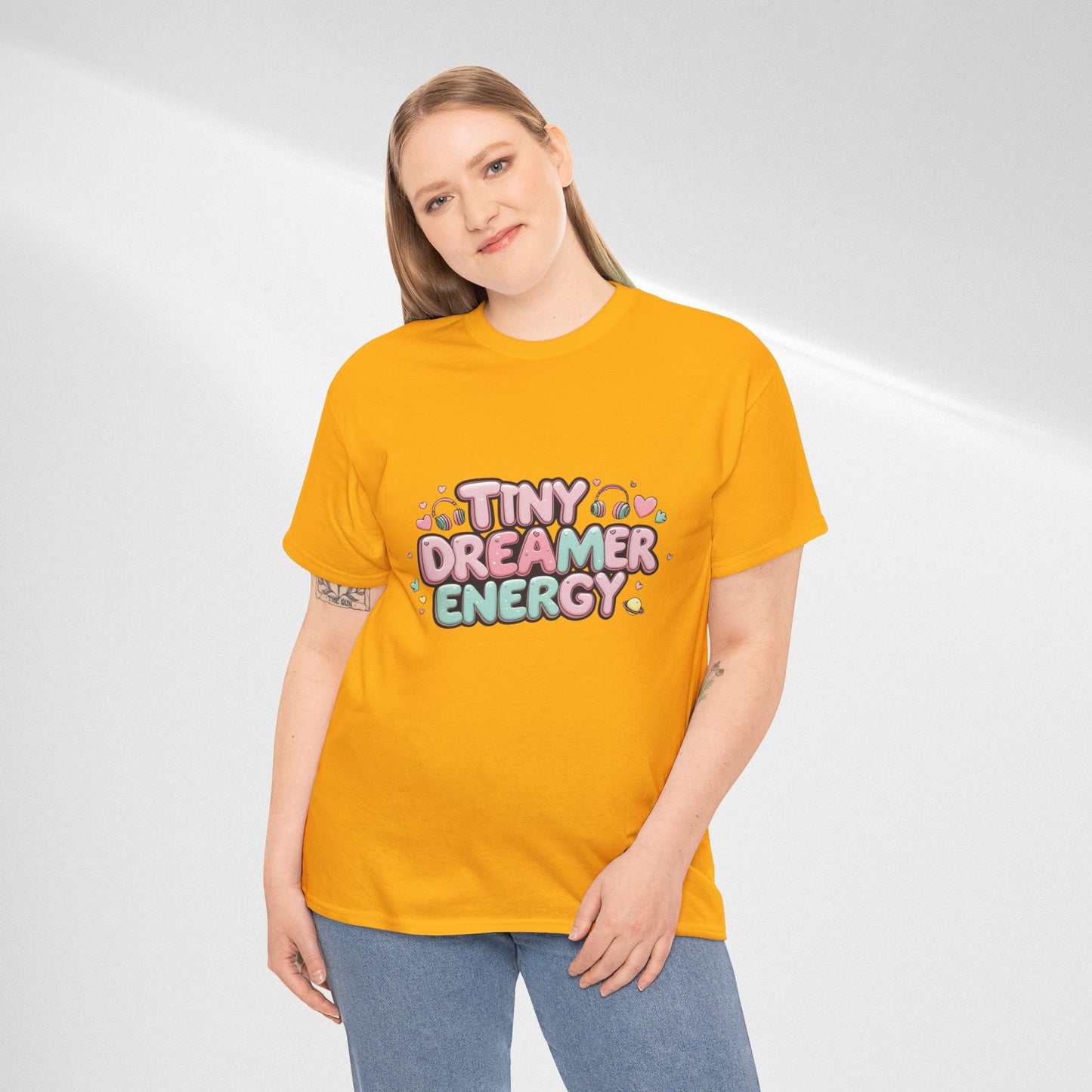TinyTan Dreamer Energy T-Shirt — Cute Pastel Graphic Tee