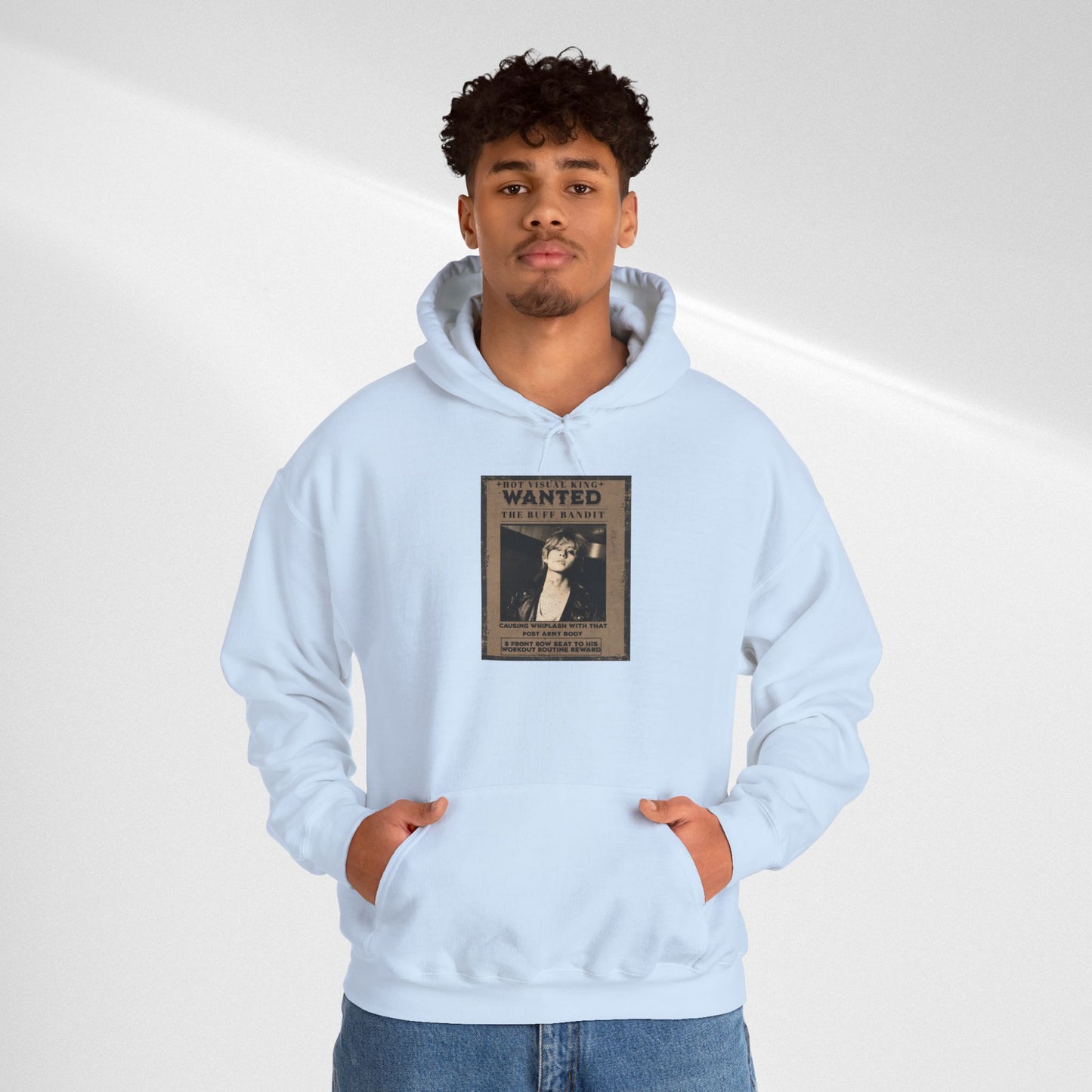 Hoodie Vintage V 'Wanted' Poster Photo Pullover