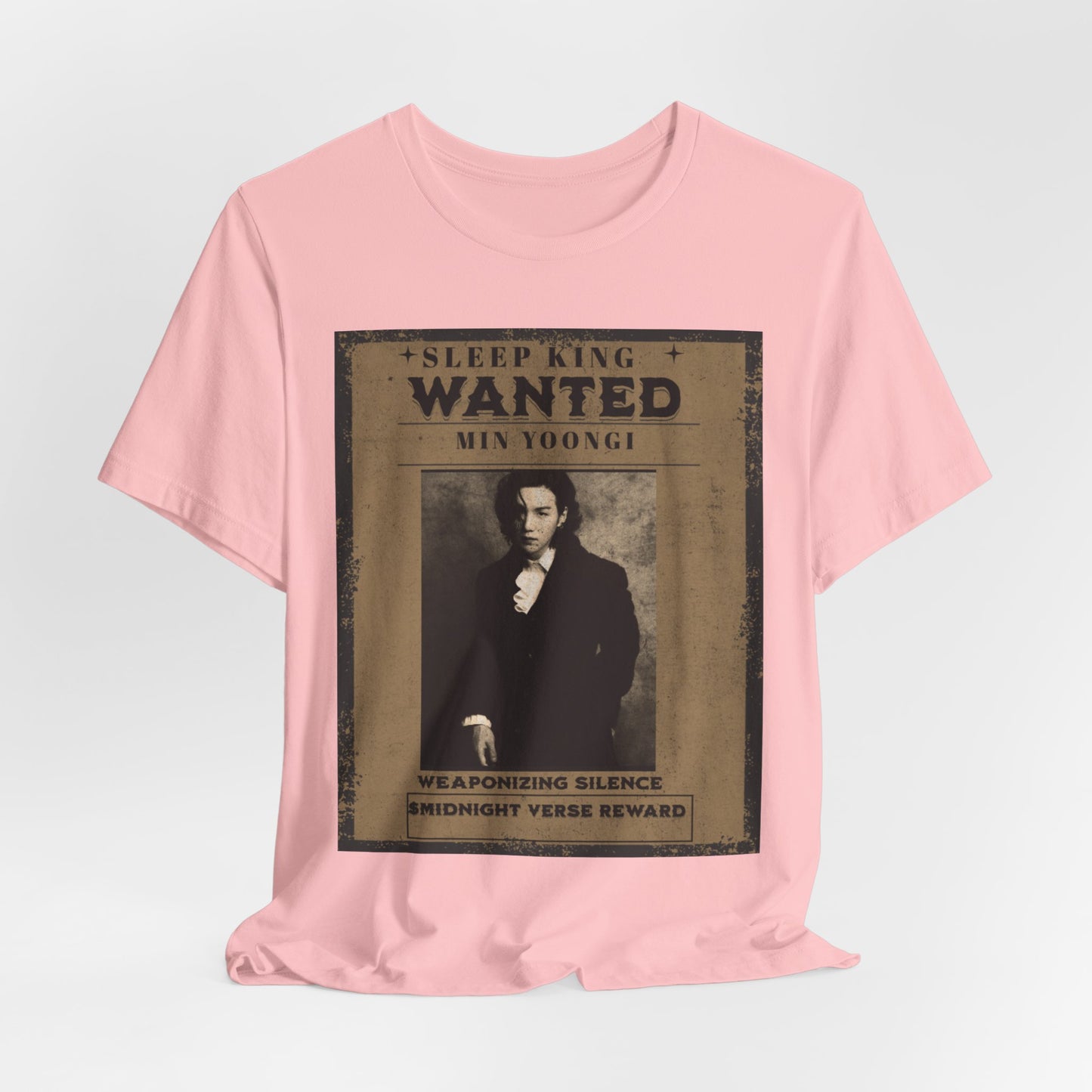Sleep King Wanted Tee — Vintage 'Min Yoongi' Poster Shirt