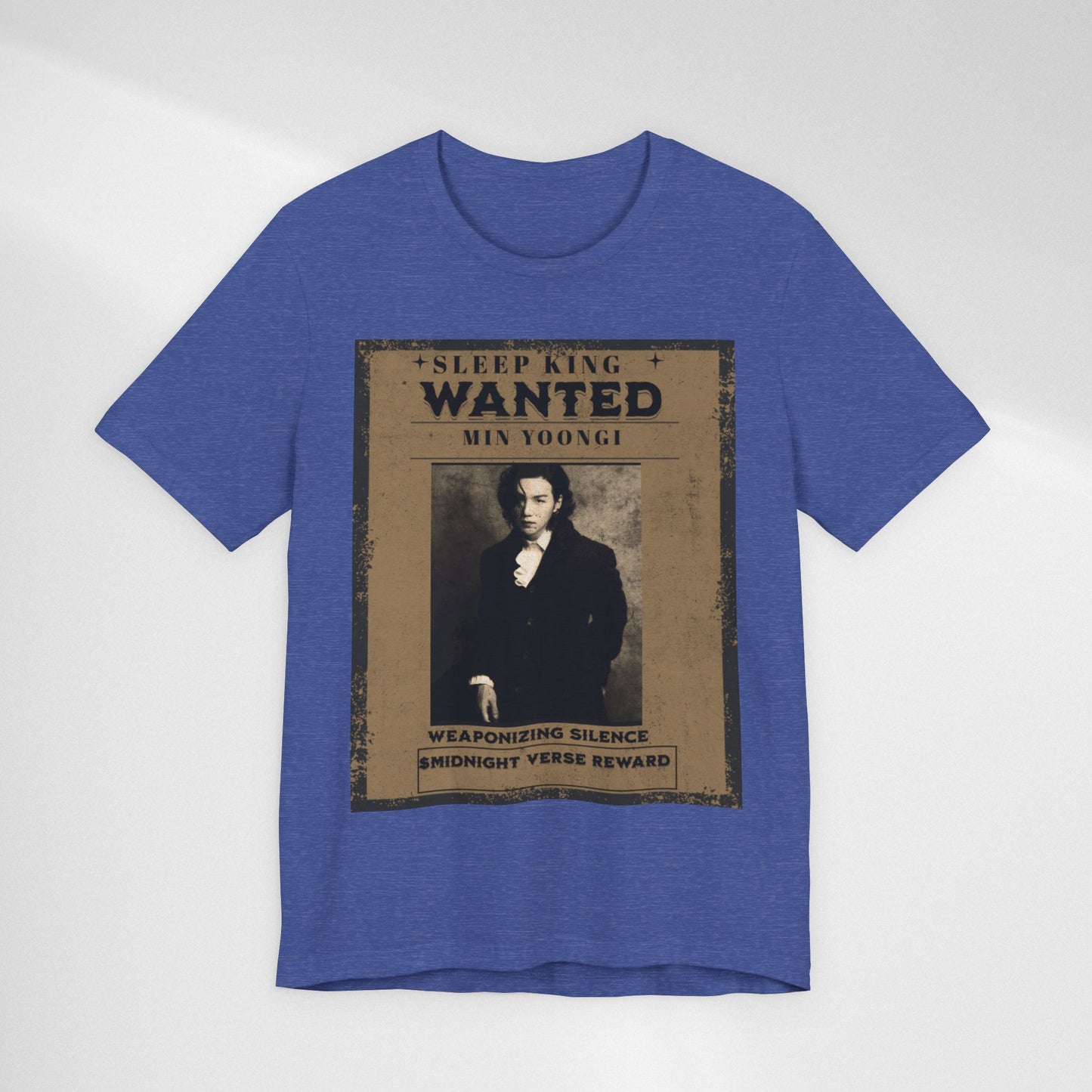 Sleep King Wanted Tee — Vintage 'Min Yoongi' Poster Shirt