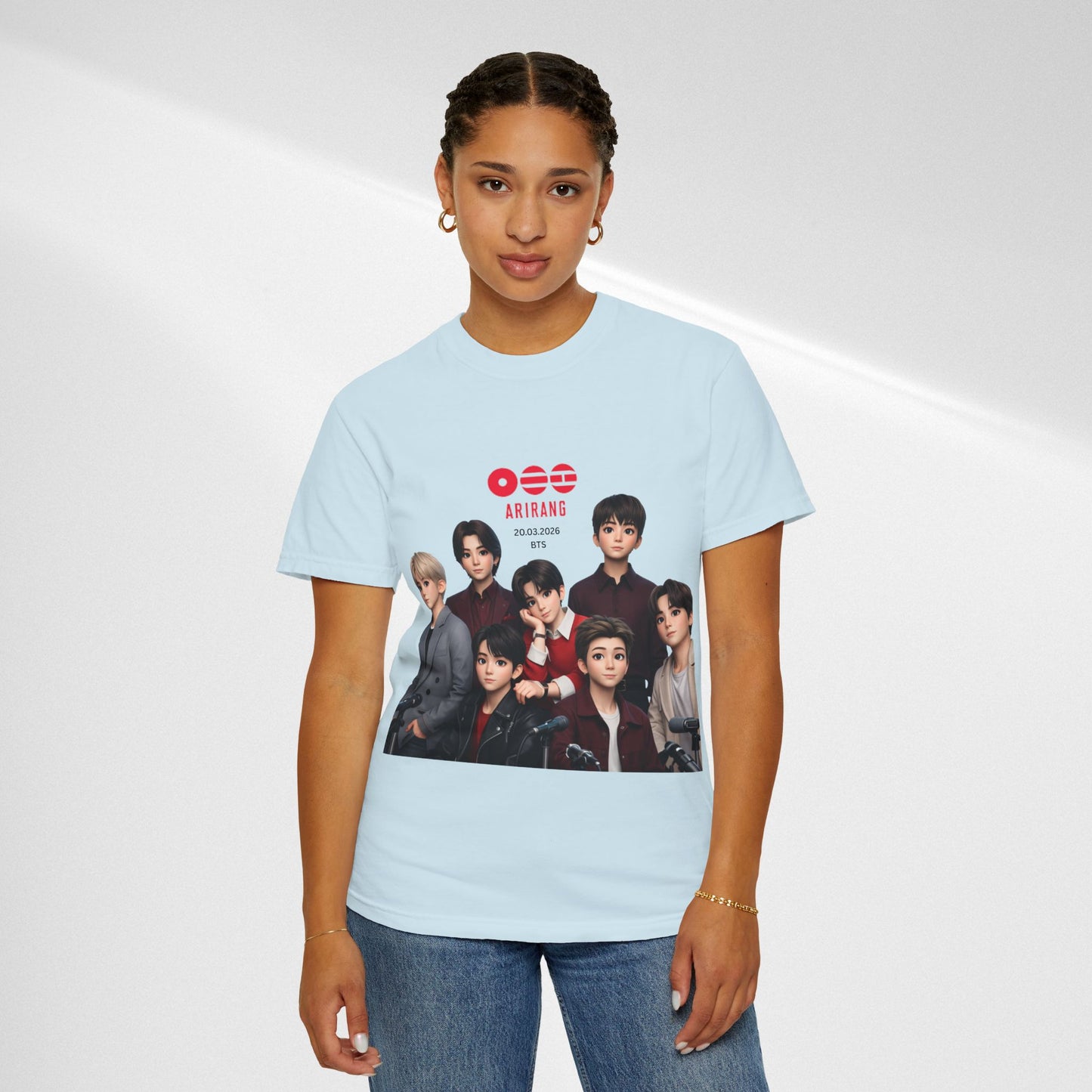 BTS Band Photo T-Shirt — Group Portrait Graphic Tee