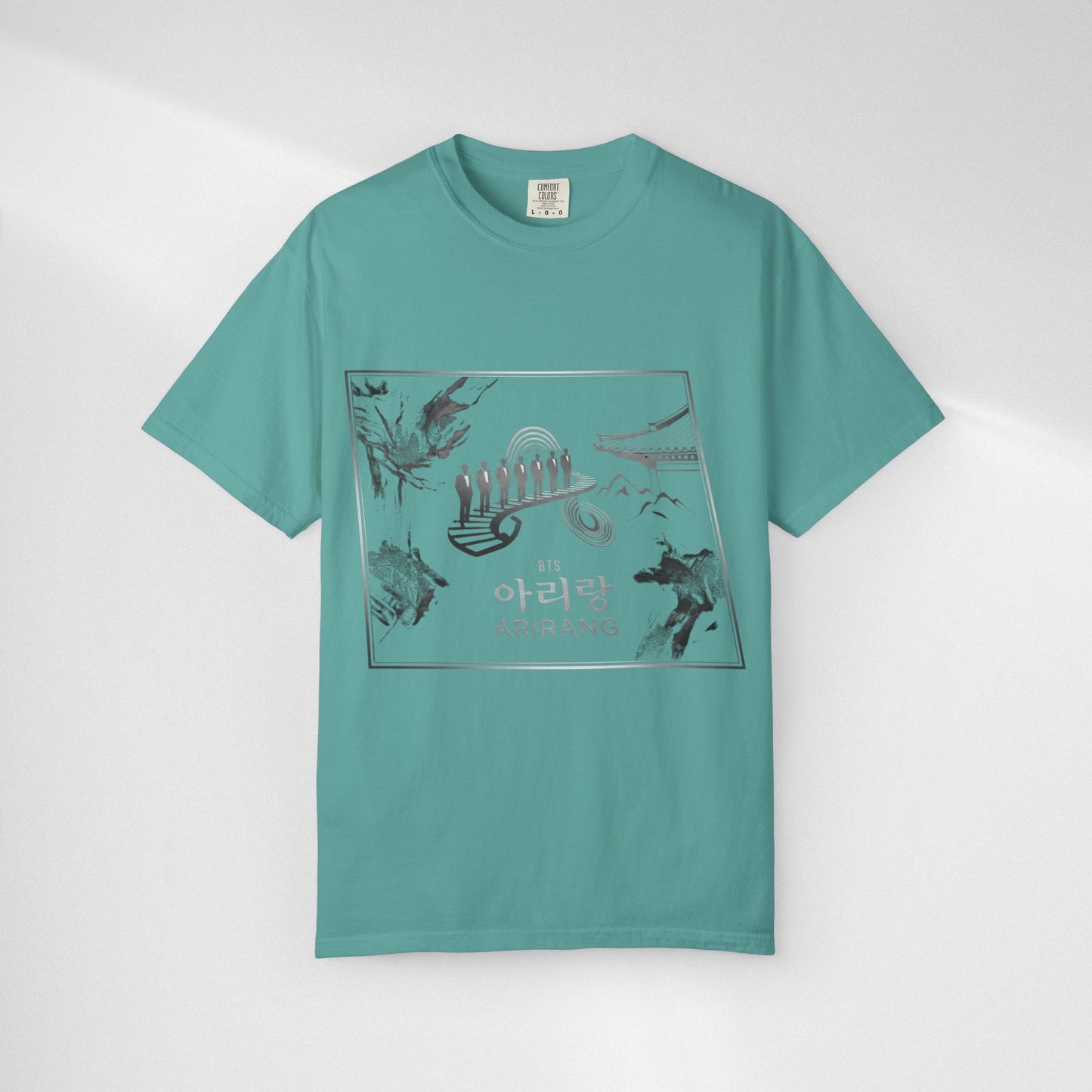 BTS Arirang Graphic T-Shirt — Korean Folklore Illustration Tee