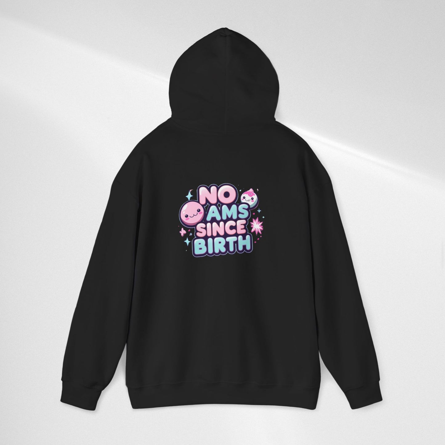 Hoodie — "No Jams Since Birth" Cute Kawaii Graphic Pullover