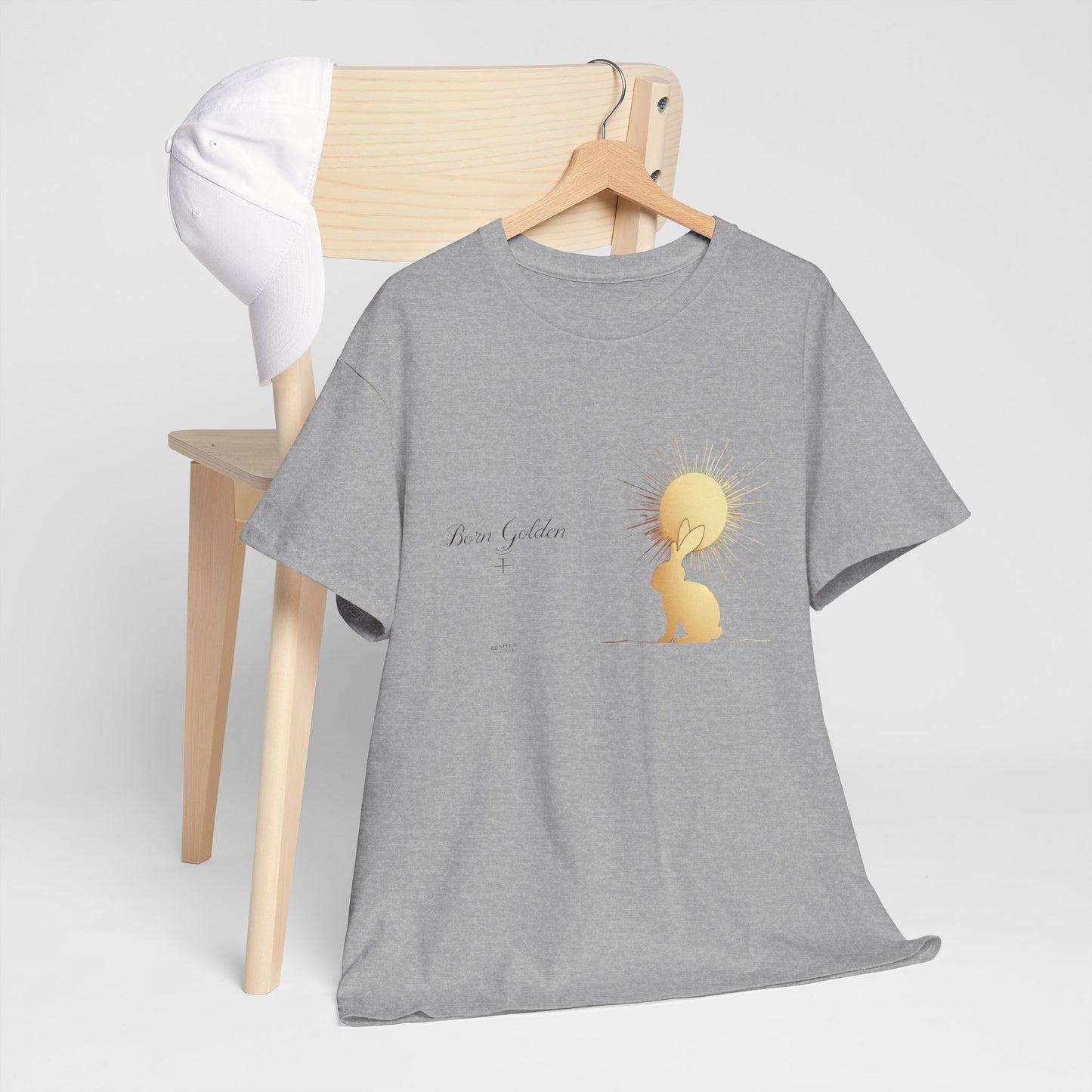 JK Golden Child T-Shirt — 'Born Golden' Cute Kids Illustration Tee