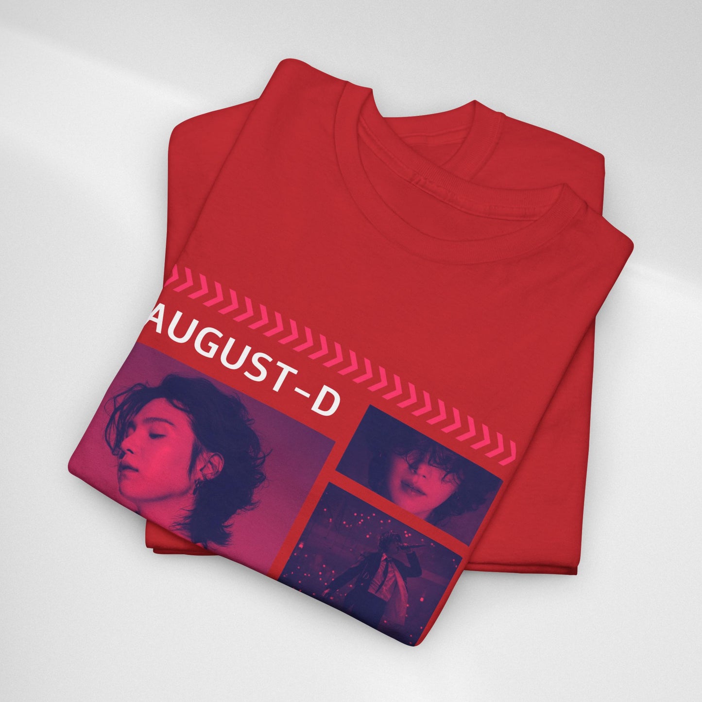 Min Yoon-Gi Photo Grid Tee — K‑Pop BTS August‑D Fan Shirt