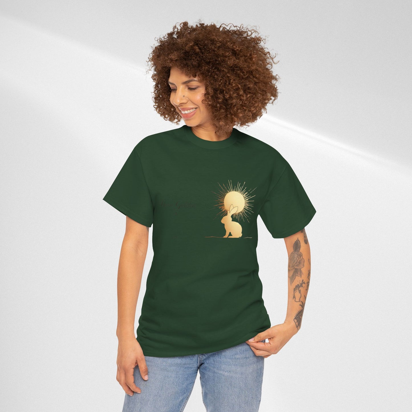 JK Golden Child T-Shirt — 'Born Golden' Cute Kids Illustration Tee