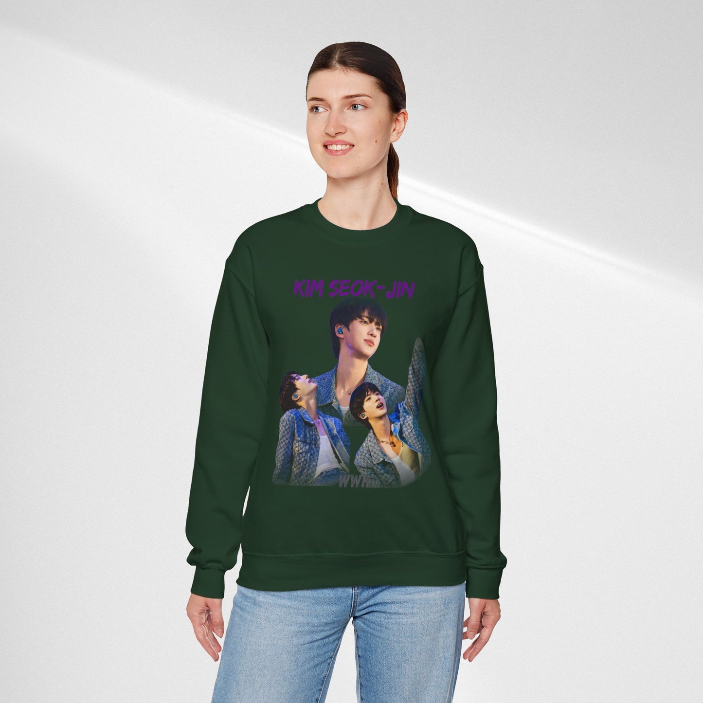 JIN Photo Collage Crewneck Sweatshirt