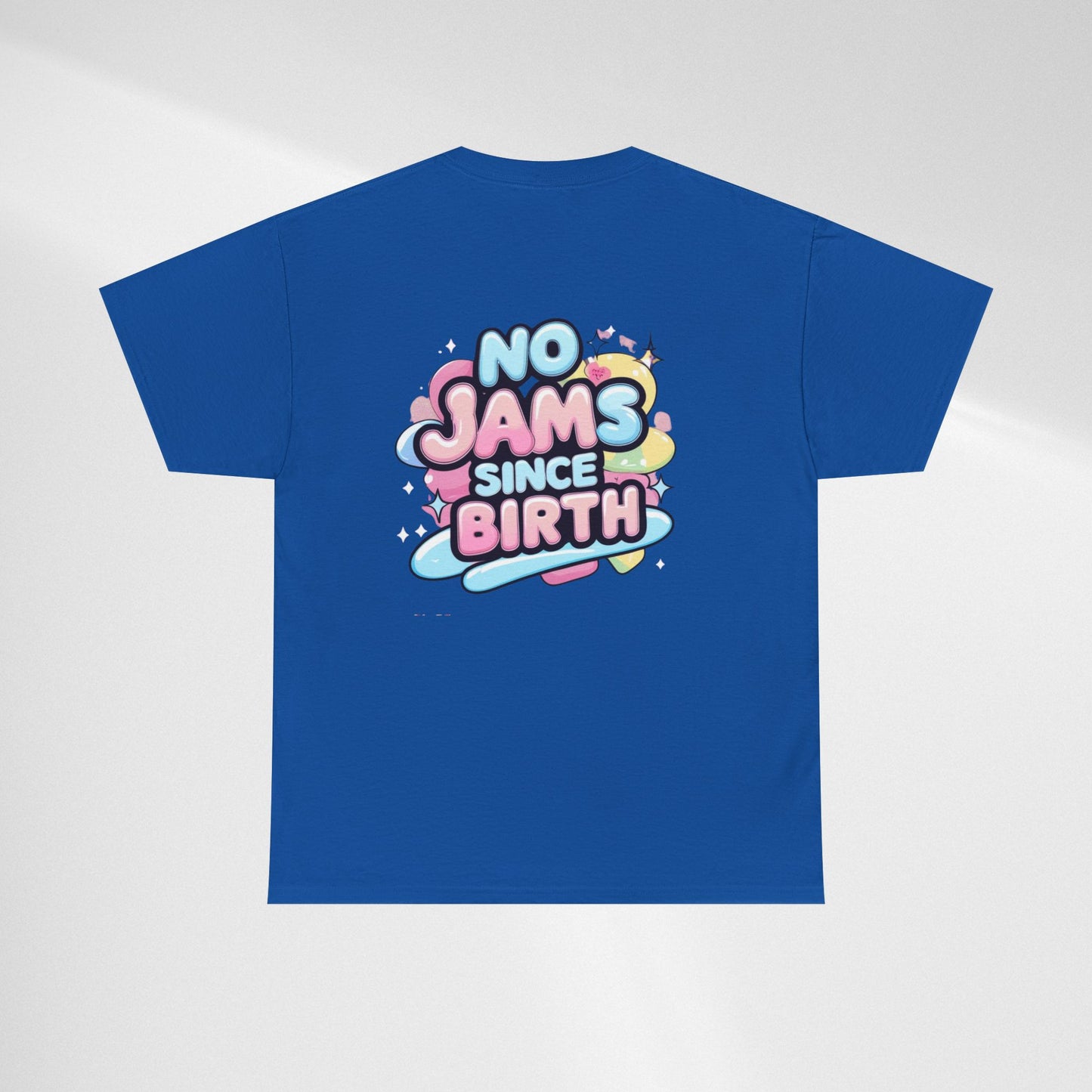 No Jams Since Birth T-Shirt — Cute Pastel Graphic Tee